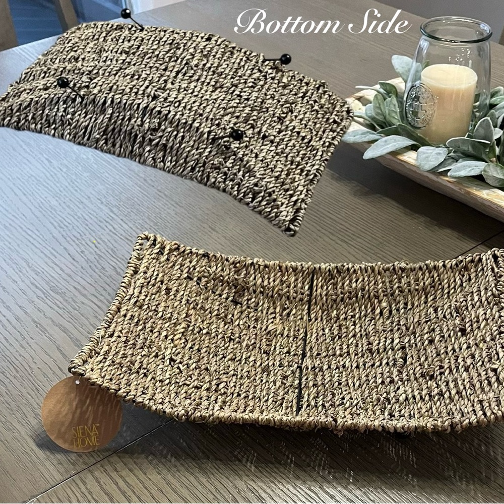 Woven Decorative Rattan Bowl - Natural Brown/Tan
By Siena Homes New